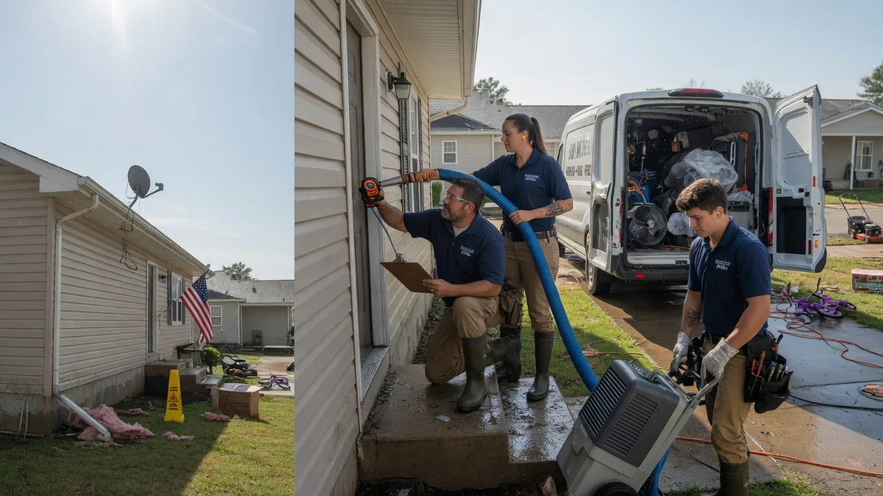 Ceiling Water Damage Restoration in Inglis, FL near me